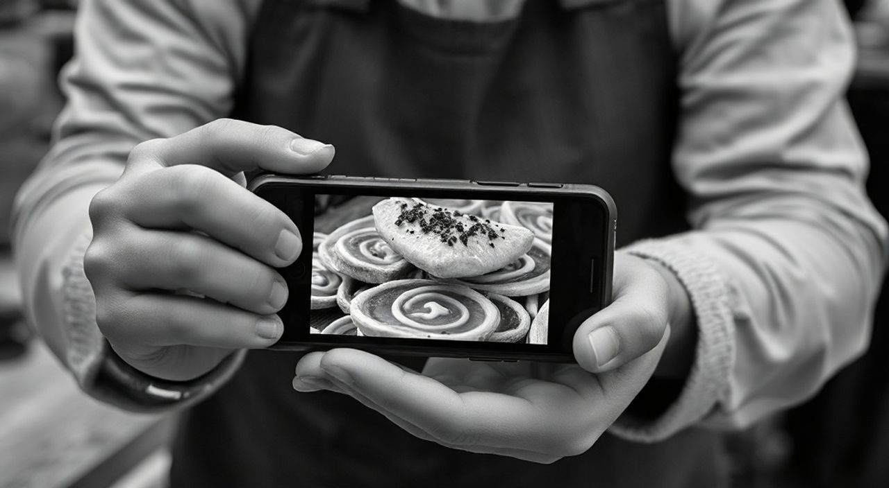 Реальный опыт: чёрно‑белая обработка в фуд‑фото на iphone 15 pro