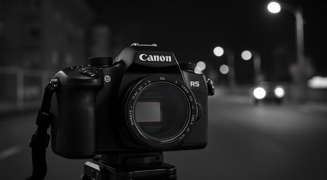 Реальный опыт: чёрно‑белая обработка в ночная съёмка на canon r5