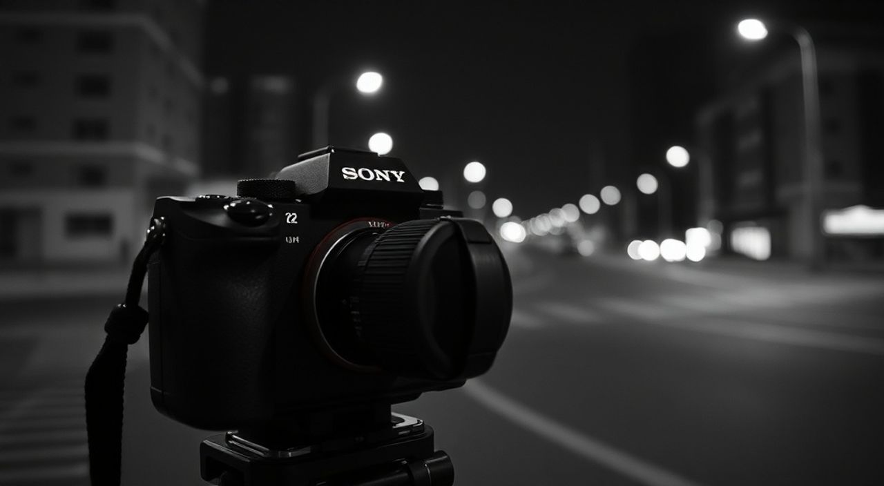Реальный опыт: чёрно‑белая обработка в ночная съёмка на sony a7 iv
