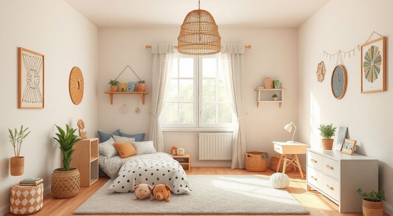 Реальный опыт: детской 10 м² в стиле бохо без перепланировки