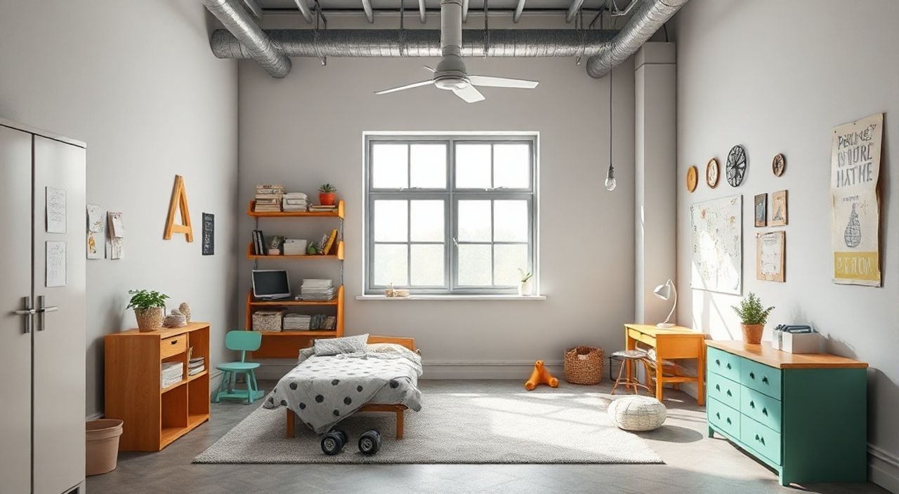 Реальный опыт: детской 10 м² в стиле индастриал без перепланировки