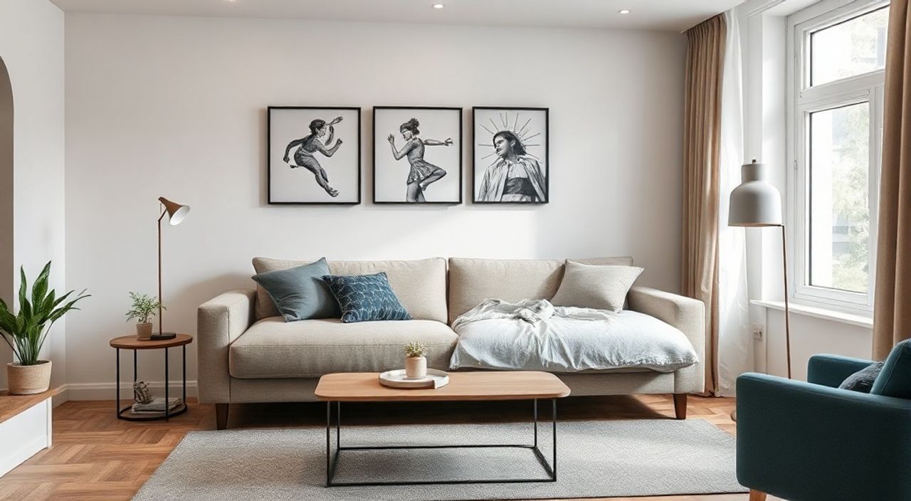 Реальный опыт: дивана‑кровати + амортизаторы soft‑close в гостиной 13 м²