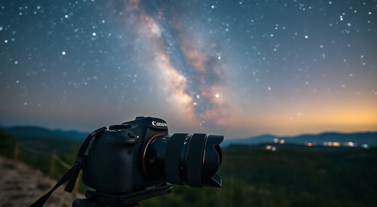 Реальный опыт: длинная выдержка в астрофотография на canon r5