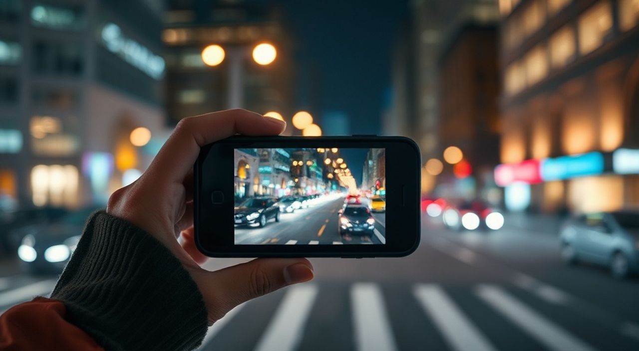 Реальный опыт: двойная экспозиция в городские огни на iphone 15 pro