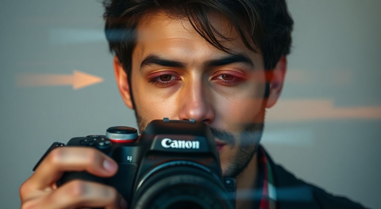 Реальный опыт: двойная экспозиция в портрет на canon r5