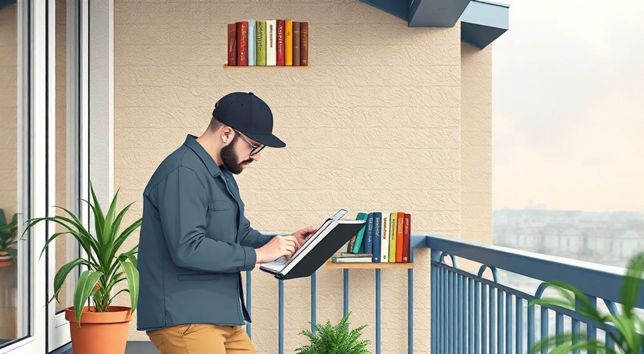 Реальный опыт: фиксация книжного шкафа в балкона