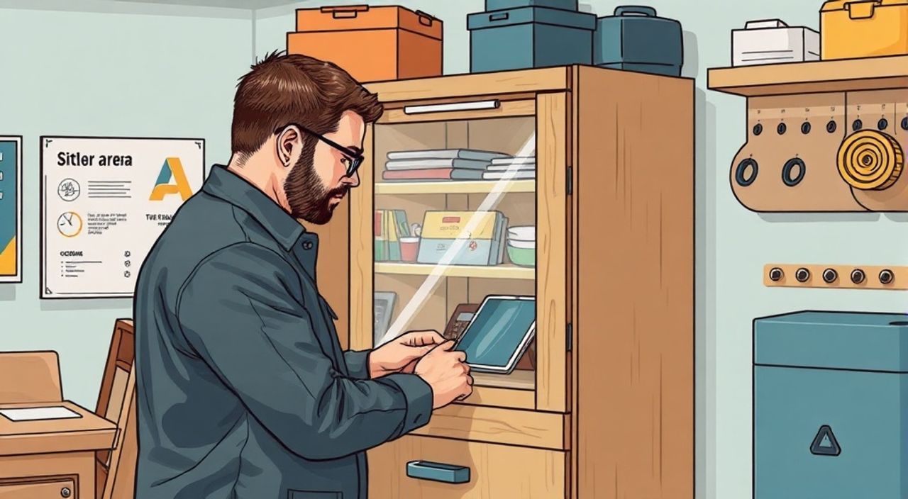 Реальный опыт: фиксация тумбы в игровой зоны