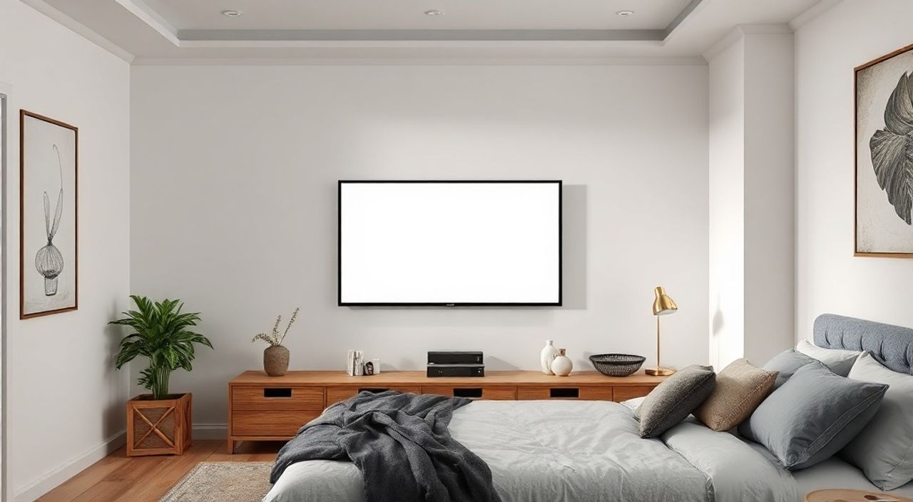Реальный опыт: фиксация TV‑панели в спальни