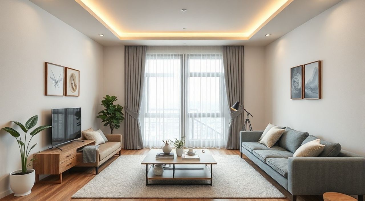 Реальный опыт: гостиной 11 м² в стиле корейский neomodern без перепланировки