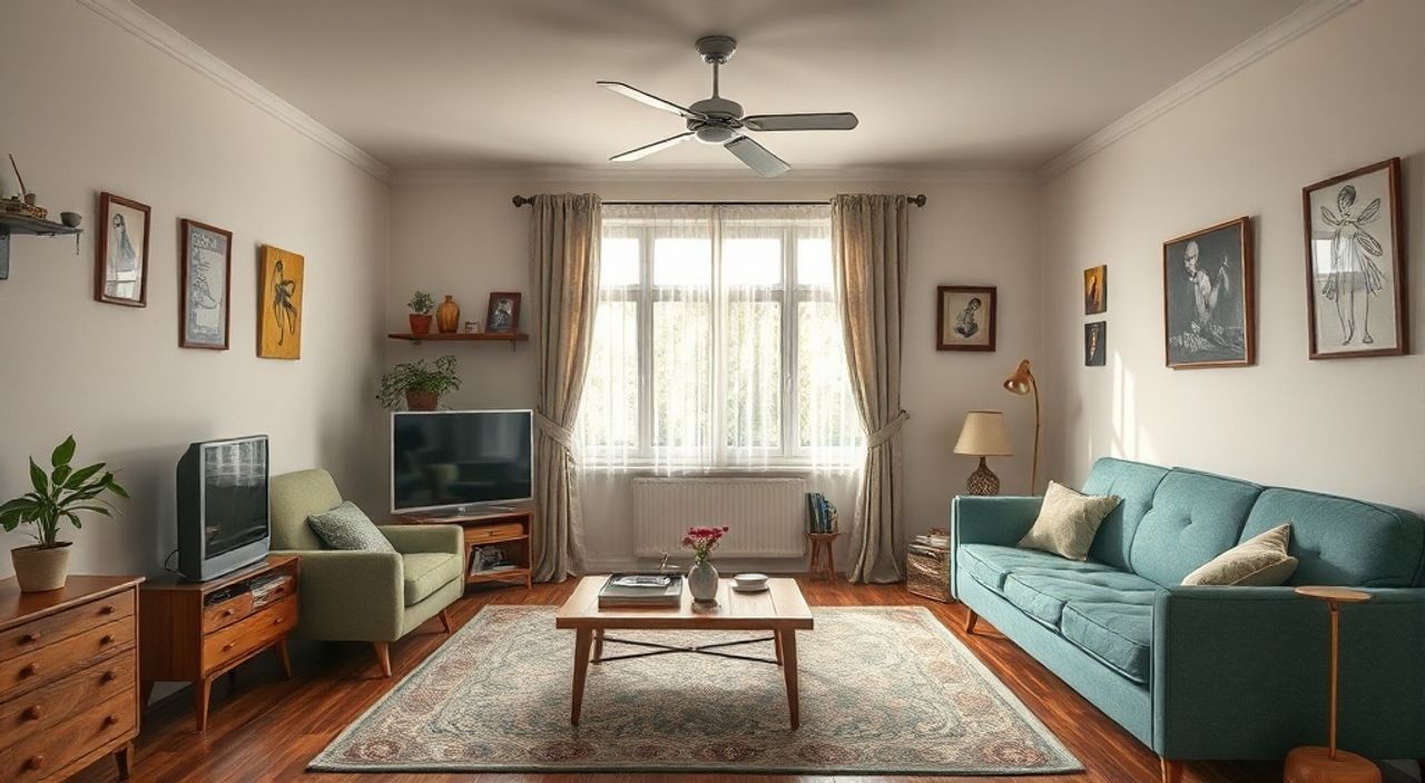 Реальный опыт: гостиной 14 м² в стиле ретро 60‑х без перепланировки