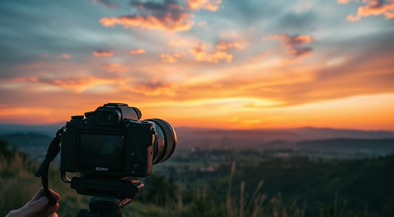 Реальный опыт: hdr в пейзаж на закате на sony a7 iv