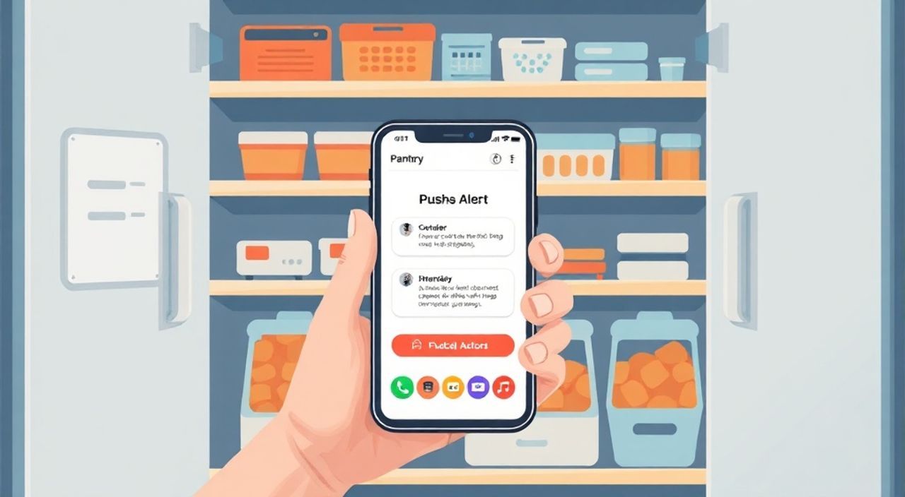 Реальный опыт: хранение в кладовой с push‑оповещение на смартфон