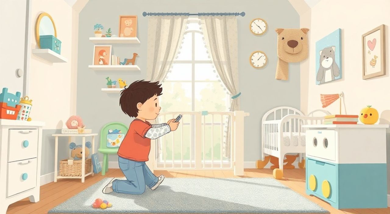Реальный опыт: использование ворота‑барьер baby‑gate у детской