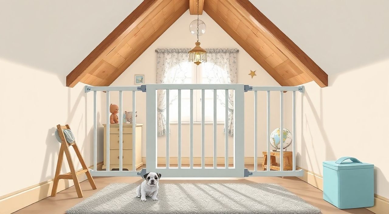 Реальный опыт: использование ворота‑барьер baby‑gate в мансарде