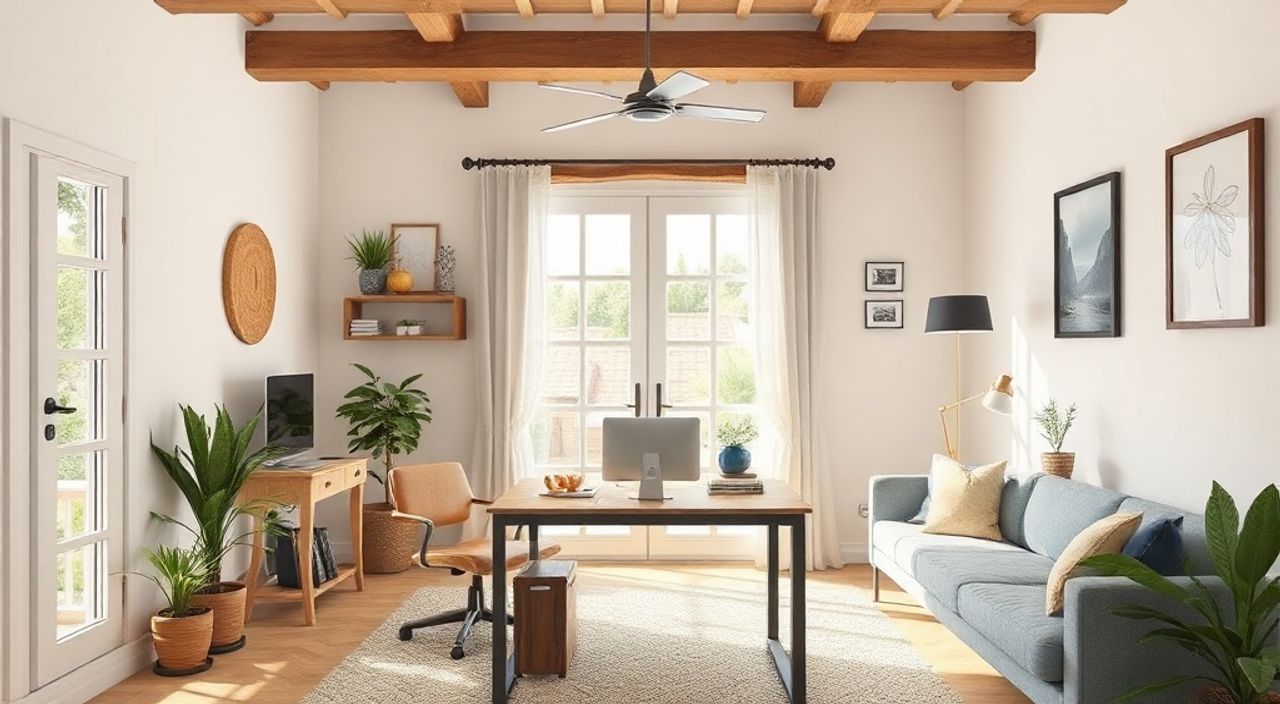 Реальный опыт: кабинета 7 м² в стиле средиземноморский без перепланировки
