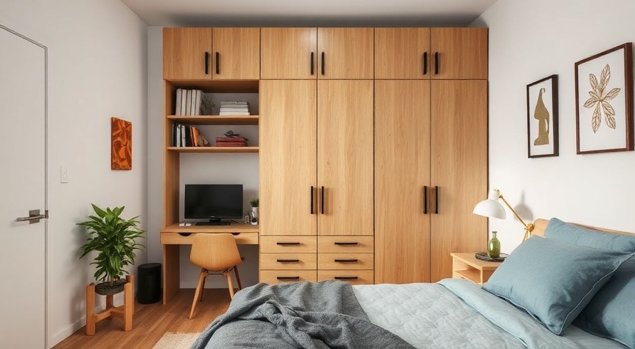 Реальный опыт: кабинета‑вставки в шкафу в спальни 10 м² без перепланировки