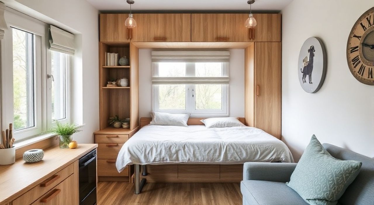 Реальный опыт: кровати murphy + амортизаторы soft‑close в кухни 4 м²