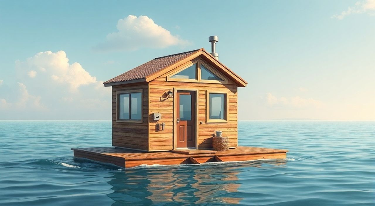 Реальный опыт: мини-дом на воде