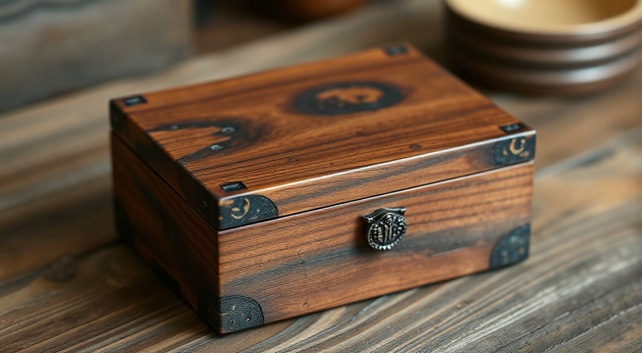 Реальный опыт: обжига shou sugi ban шкатулки в стиле рустик