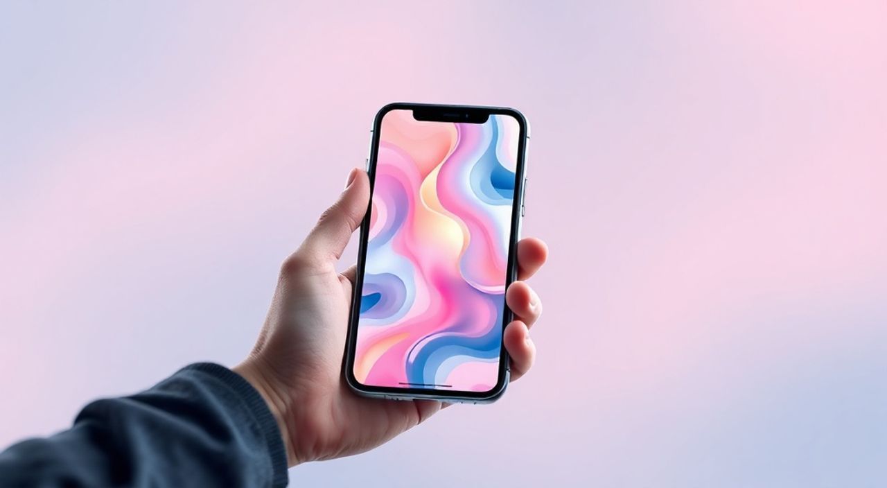 Реальный опыт: панорамирование в абстрактное фото на iphone 15 pro