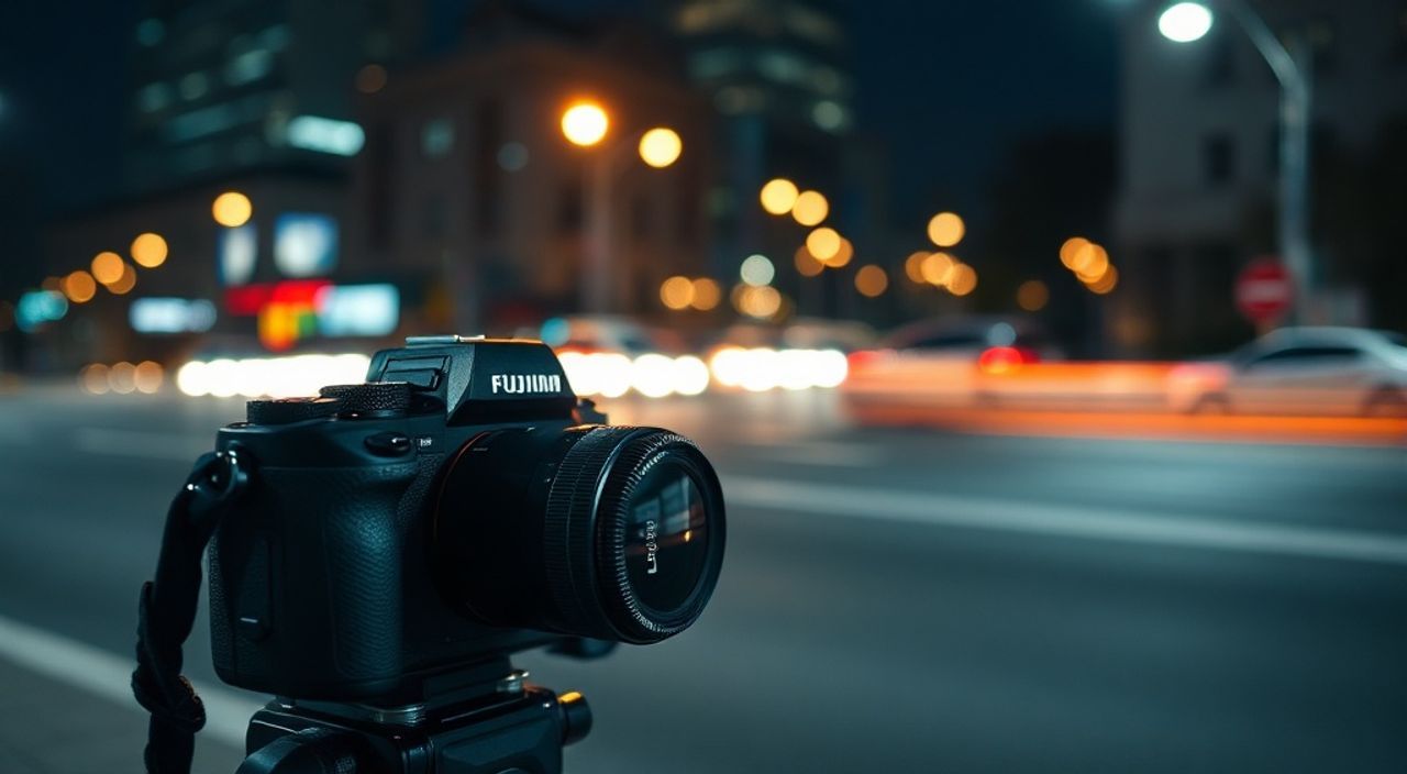 Реальный опыт: панорамирование в ночная съёмка на fujifilm x‑t5