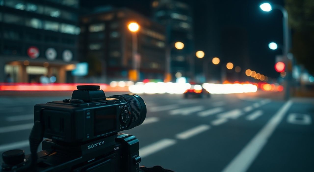 Реальный опыт: панорамирование в ночная съёмка на sony a7 iv