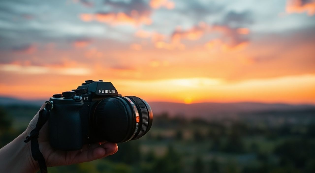 Реальный опыт: панорамирование в пейзаж на закате на fujifilm x‑t5
