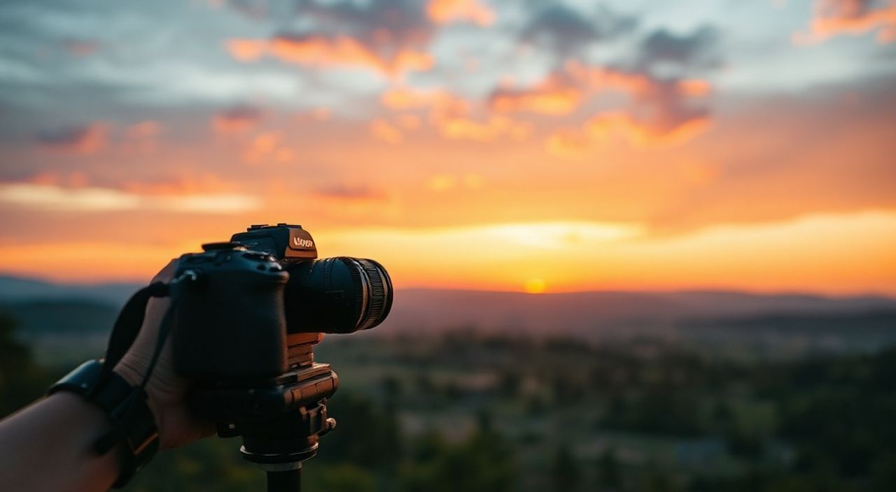 Реальный опыт: панорамирование в пейзаж на закате на nikon z6 ii