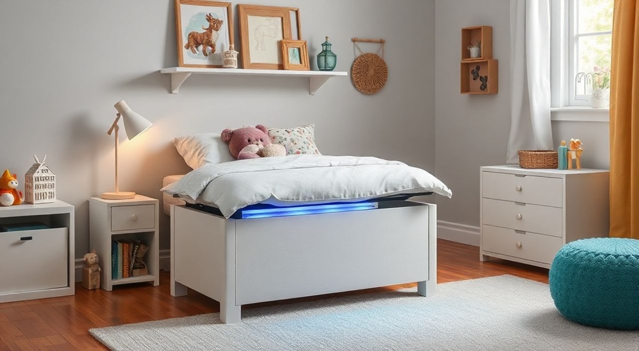 Реальный опыт: пуфа‑кладовки + led‑подсветку touch в детской 8 м²