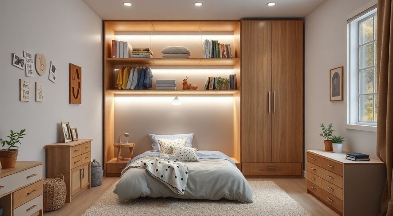 Реальный опыт: шкафа‑кровати + led‑подсветку touch в детской 8 м²