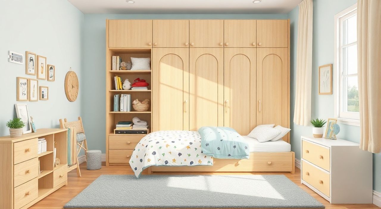 Реальный опыт: шкафа‑кровати в детской 10 м² без перепланировки