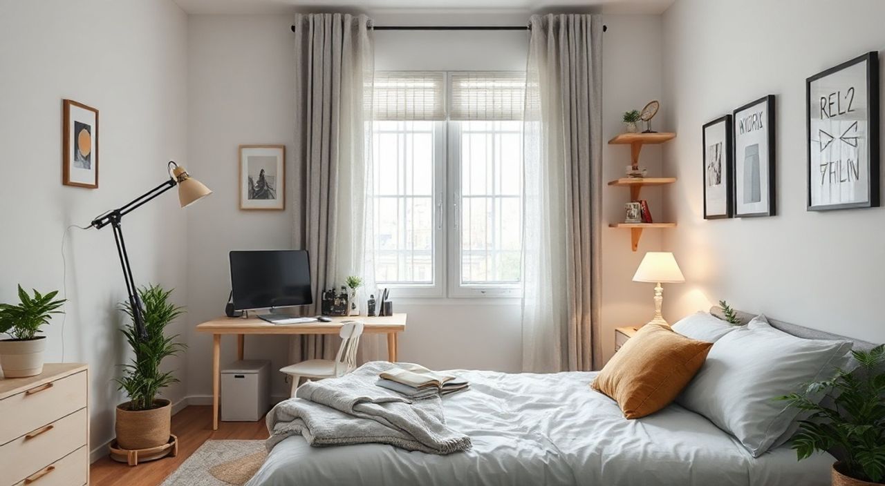 Реальный опыт: складного стенда‑office + замок безопасности в спальни 9 м²