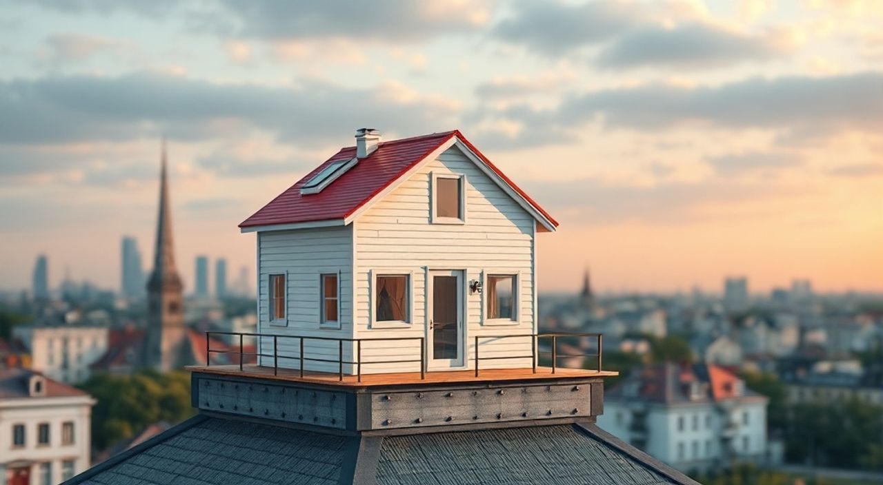 Реальный опыт: складной tiny‑house на крыше городского дома