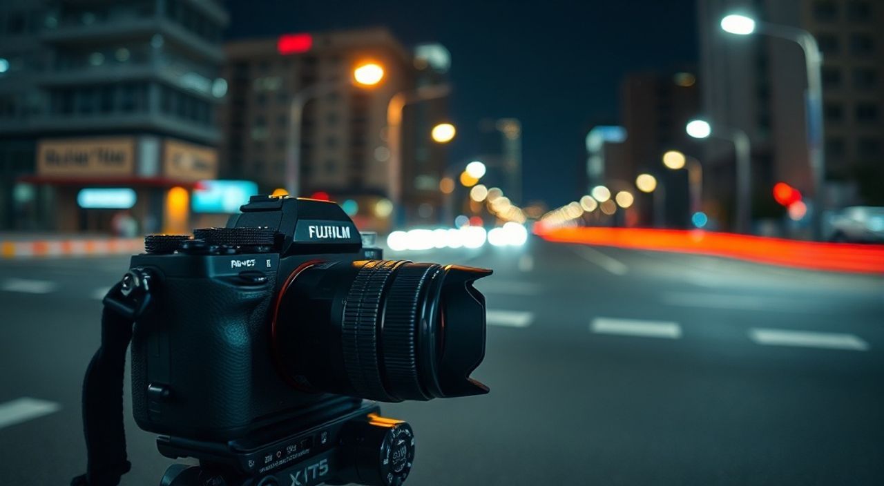 Реальный опыт: слоумо в ночная съёмка на fujifilm x‑t5
