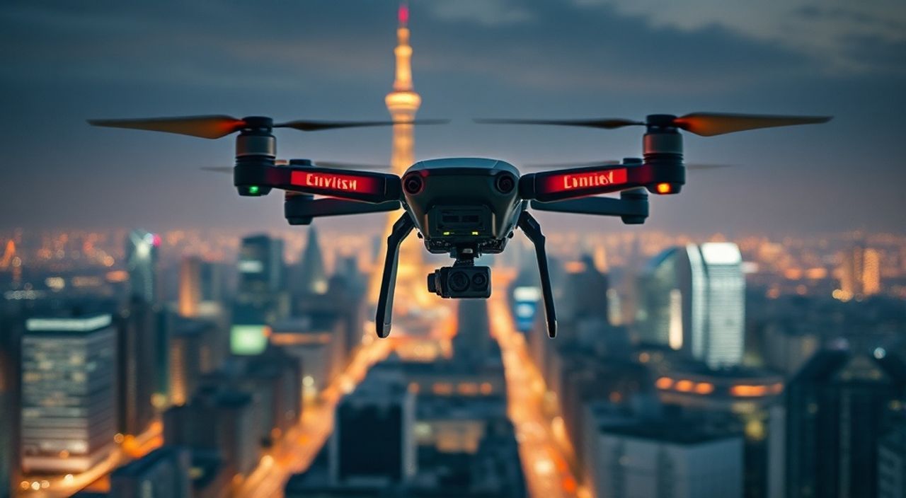 Реальный опыт: съёмка с дрона в городские огни на nikon z6 ii