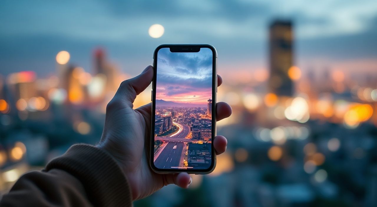 Реальный опыт: таймлапс в абстрактное фото на iphone 15 pro