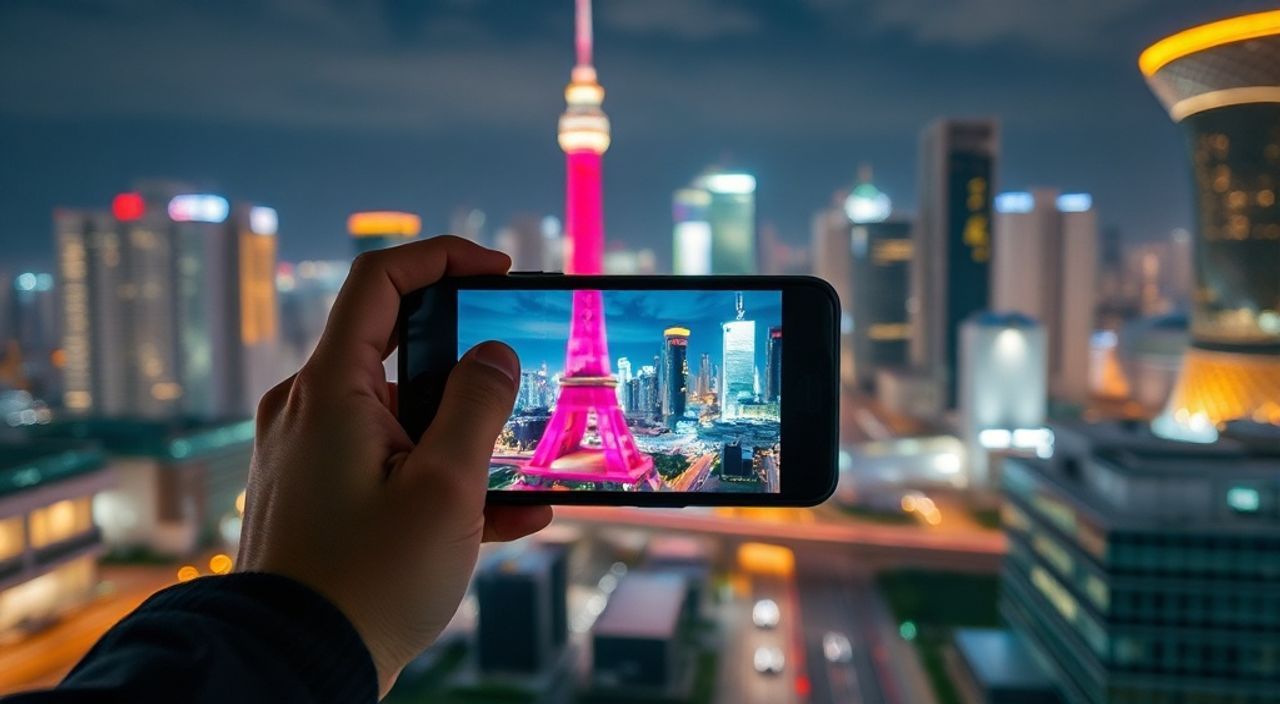Реальный опыт: таймлапс в городские огни на iphone 15 pro