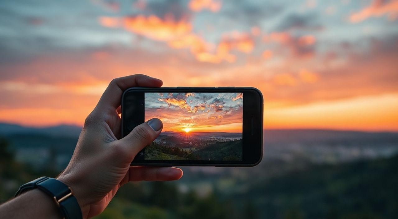 Реальный опыт: таймлапс в пейзаж на закате на iphone 15 pro