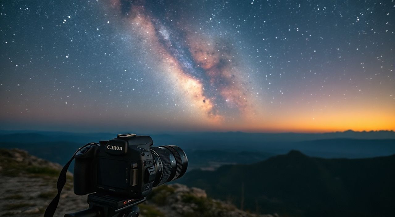 Реальный опыт: цветовой сплит‑тон в астрофотография на canon r5