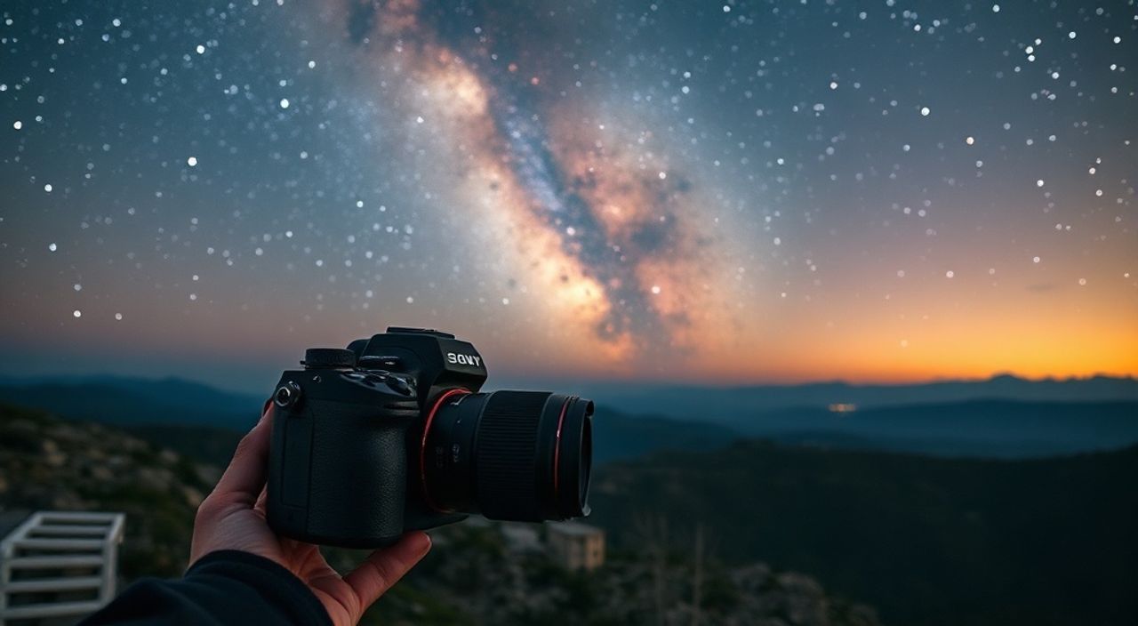 Реальный опыт: цветовой сплит‑тон в астрофотография на sony a7 iv