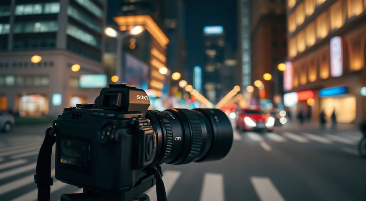 Реальный опыт: цветовой сплит‑тон в городские огни на sony a7 iv