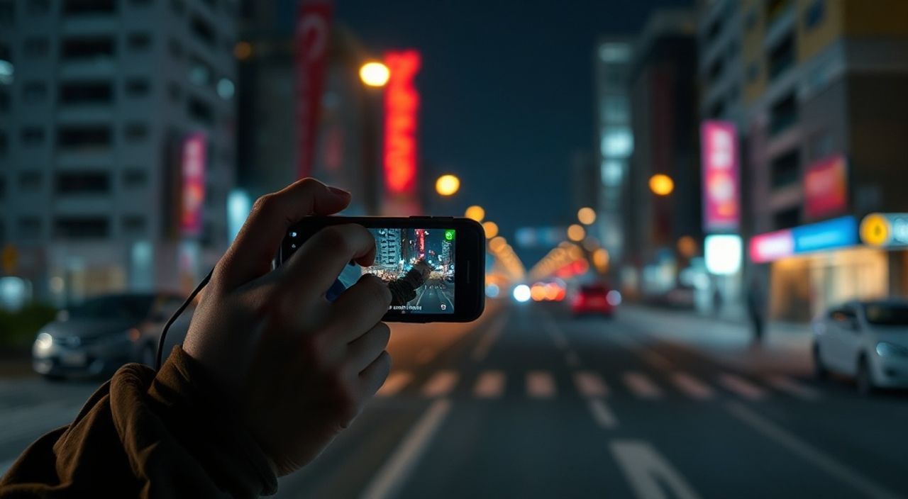 Реальный опыт: цветовой сплит‑тон в ночная съёмка на iphone 15 pro