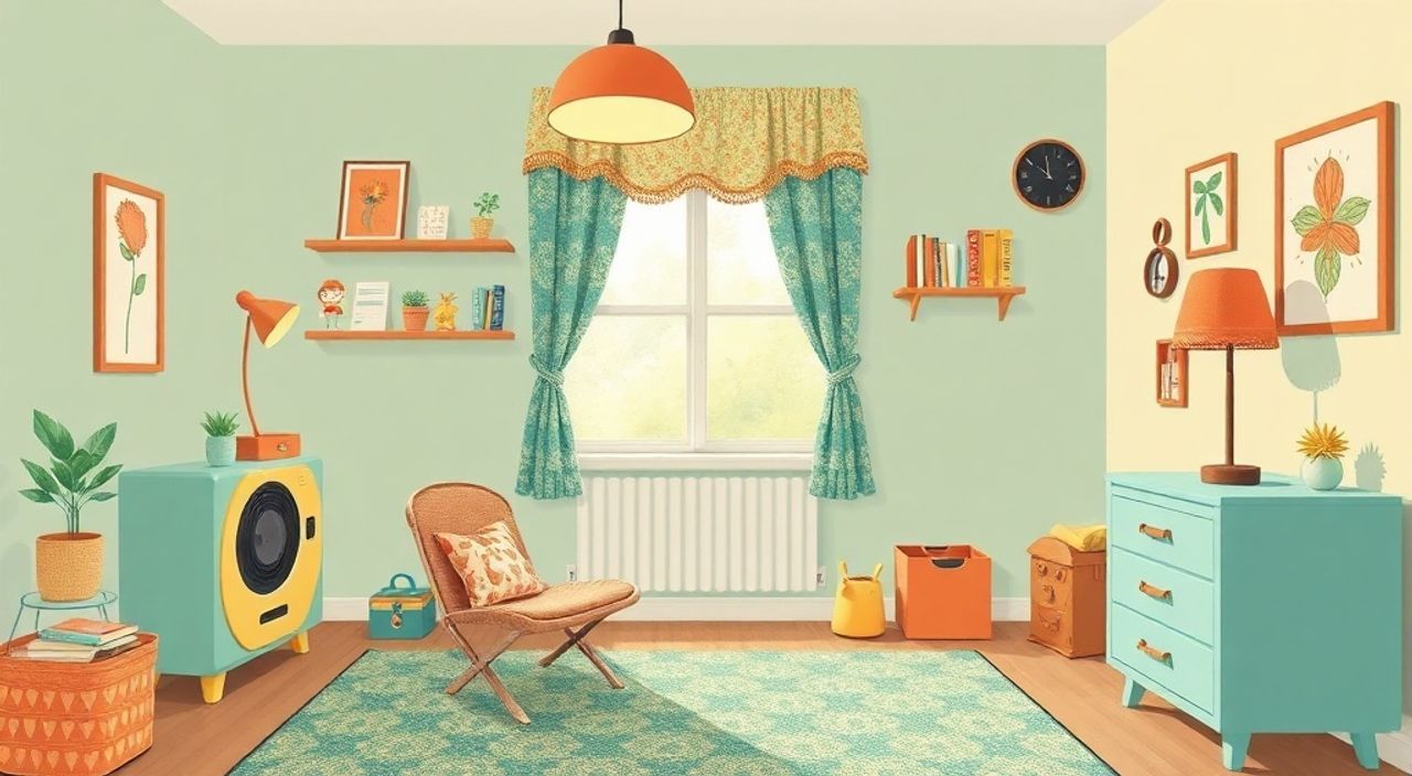 Ретро 60‑х: 10 причин выбрать для детской 10 м²