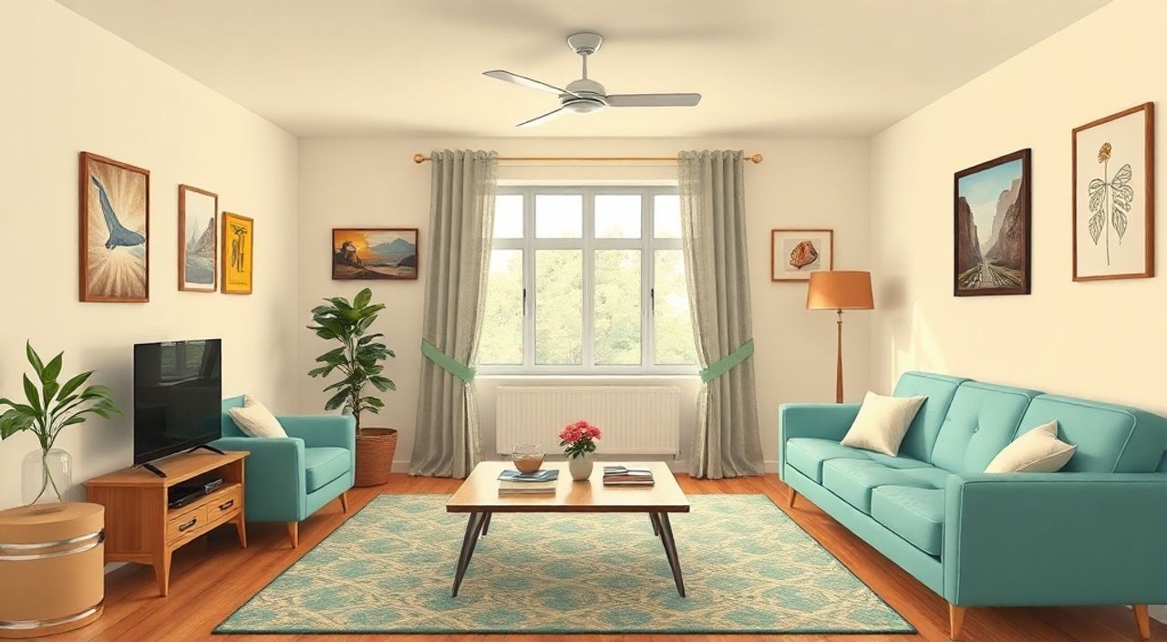 Ретро 60‑х: 5 причин выбрать для гостиной 14 м²