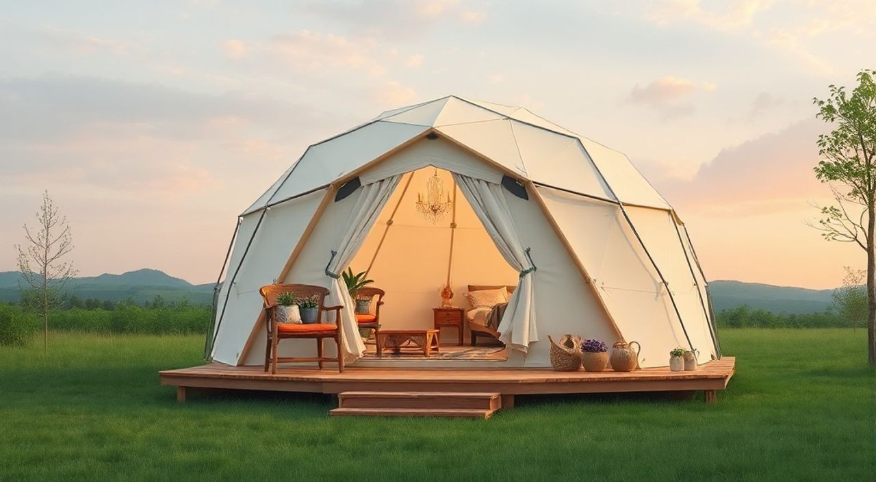 Ручной саман: 10 причин выбрать для Glamping dome