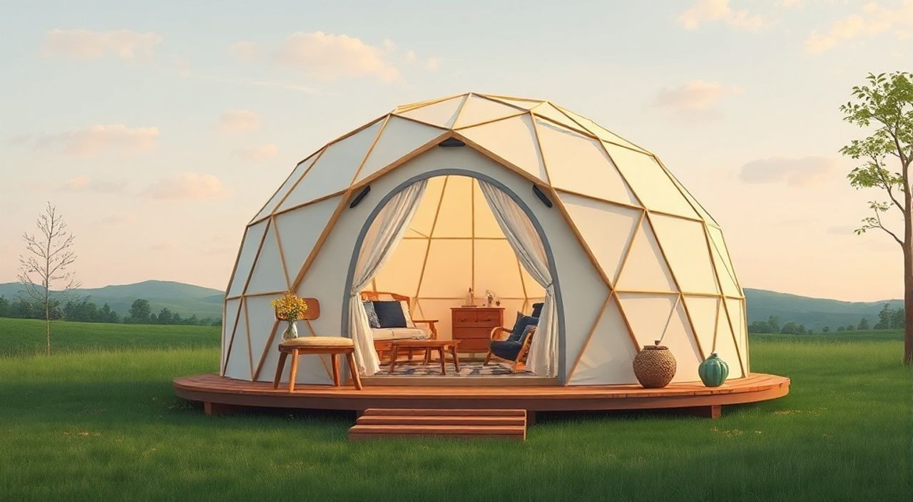 Ручной саман: 15 причин выбрать для Glamping dome