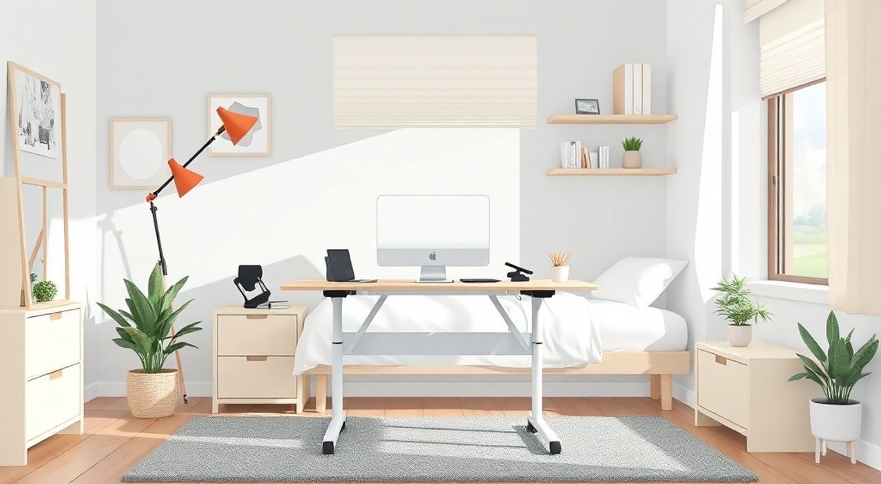 Складного стенда‑office: 10 причин выбрать в спальни 9 м²