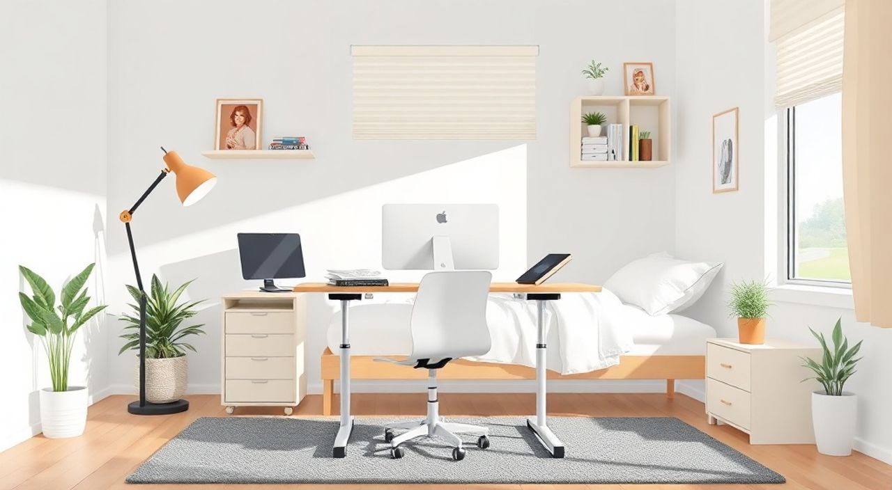 Складного стенда‑office: 15 причин выбрать в спальни 9 м²