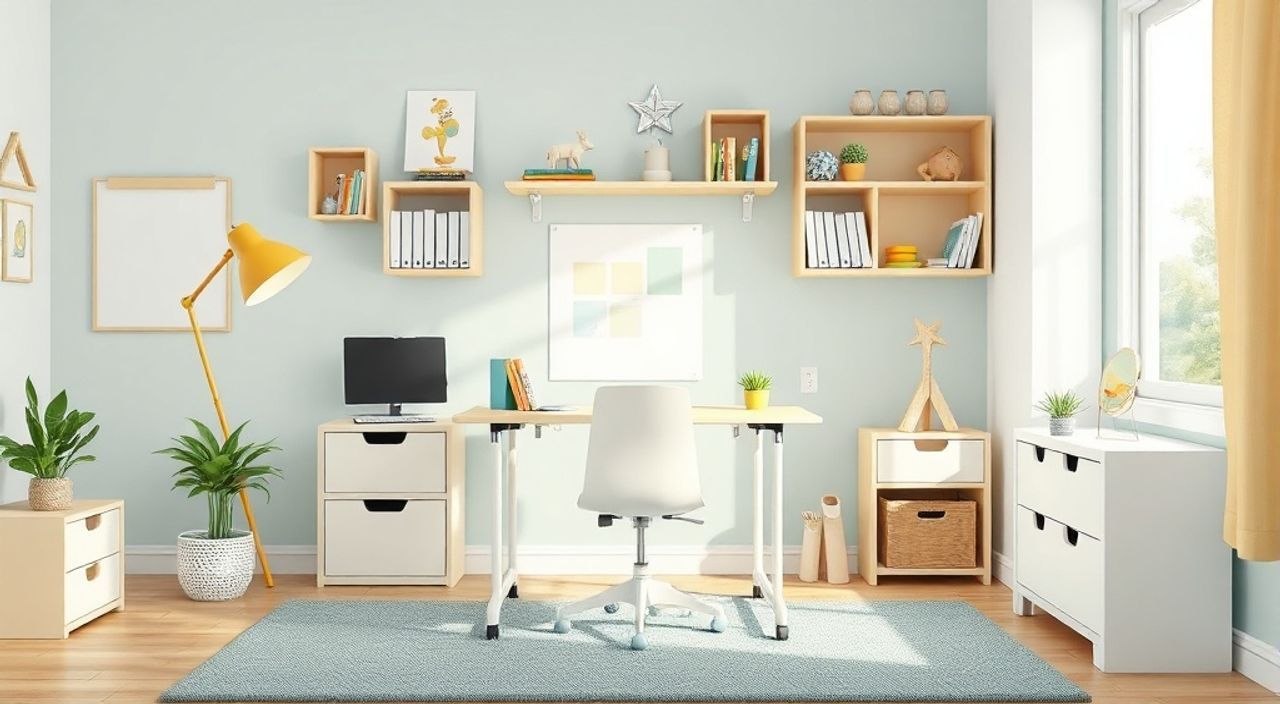Складного стенда‑office: 5 причин выбрать в детской 8 м²