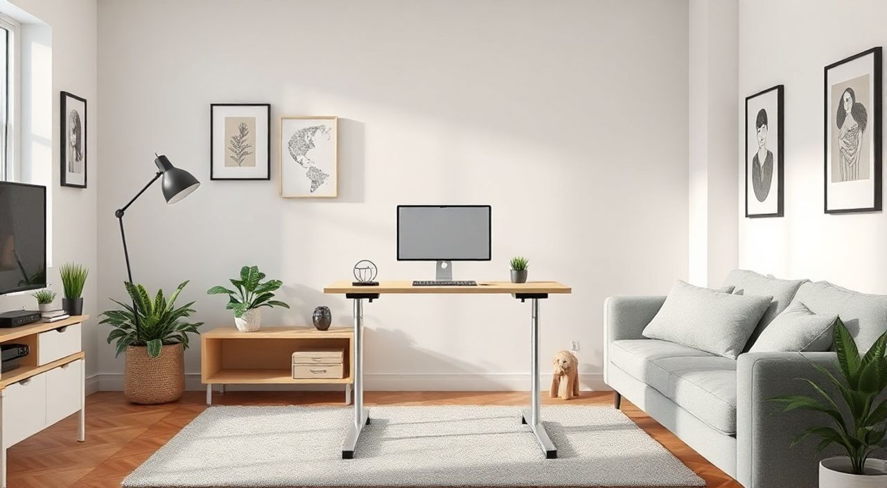 Складного стенда‑office: 5 причин выбрать в гостиной 13 м²